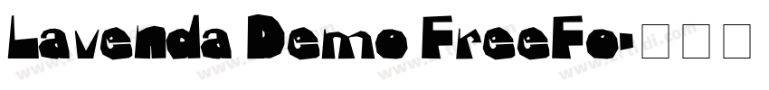 Lavenda Demo FreeFo字体转换